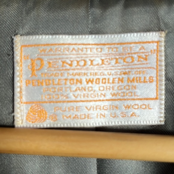 Vintage Pendleton Gray Wool Blazer Jacket Womens size  16 - Picture 7 of 8